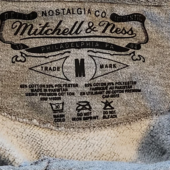 Mitchell & Ness Gray Vegas Golden Knights Sweatshirt Size M - Picture 11 of 14